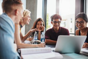 Students at laptop